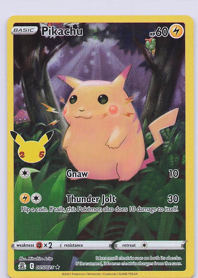 Pikachu Holo Holo Rare Celebrations 005/025 NM