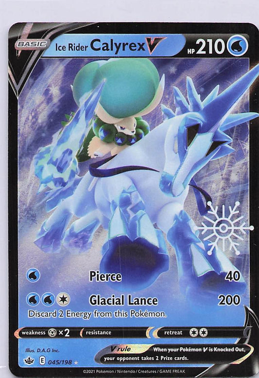 Ice Rider Calyrex V - (Holiday Calendar) Holo Promo Miscellaneous Cards & Products 045/198 NM