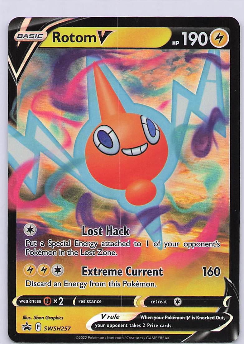 Rotom V Holo Promo SWSH: Sword & Shield Promo Cards SWSH257 NM