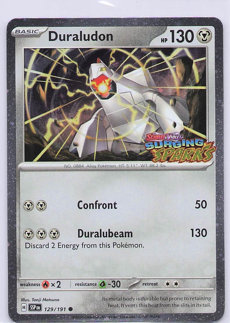 Duraludon (Surging Sparks) Holo Common Miscellaneous Cards & Products 129/191 NM