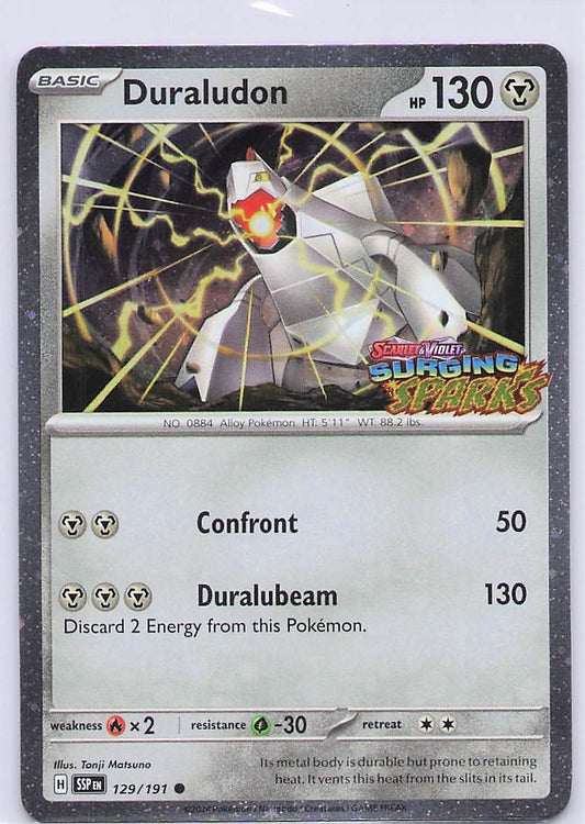 Duraludon (Surging Sparks) Holo Common Miscellaneous Cards & Products 129/191 NM