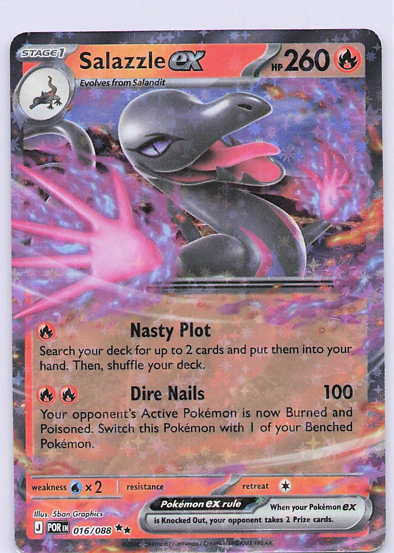 Salazzle ex Holo Double Rare ME03: Perfect Order 016/088 NM