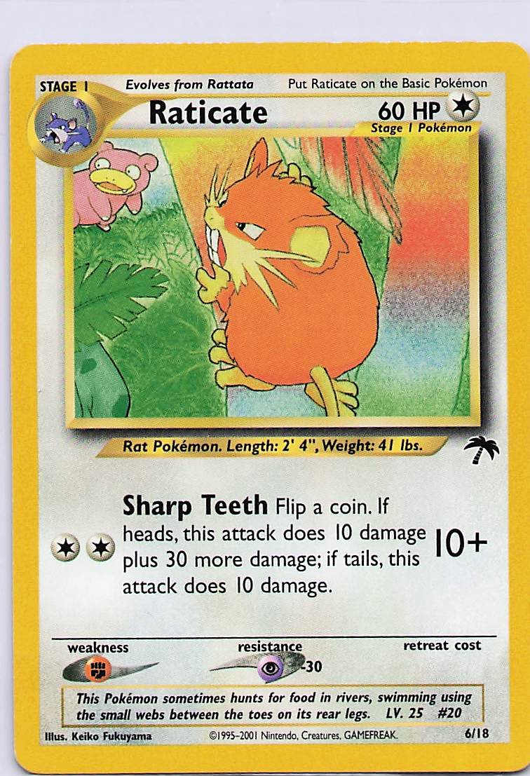 Raticate Promo Southern Islands 06/18 NM