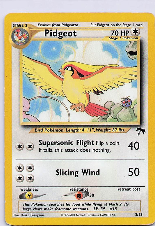 Pidgeot (24) Unlimited Rare Jungle 24/64 NM