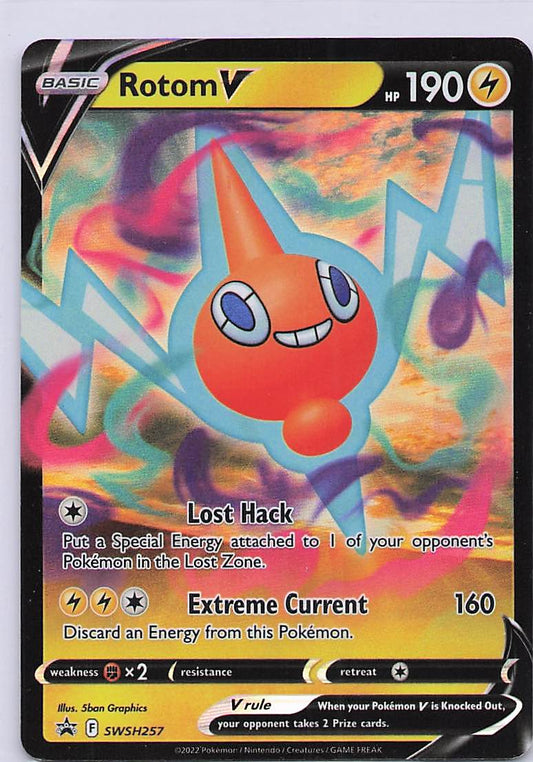 Rotom V Holo Promo SWSH: Sword & Shield Promo Cards SWSH257 NM