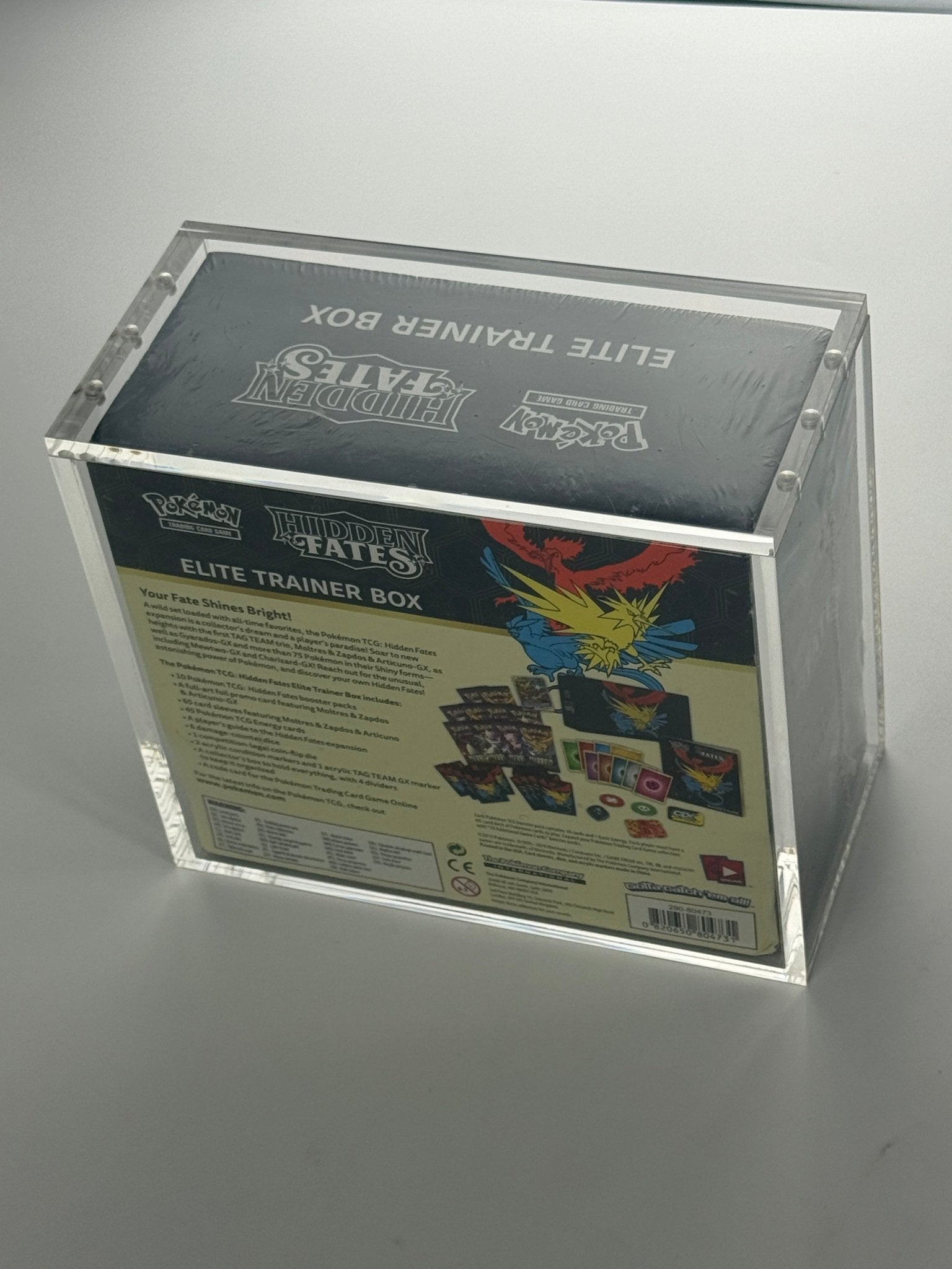 Premium Pokémon Elite Trainer Box Protective Display Acrylic Case Version 2 - MiNi Collects
