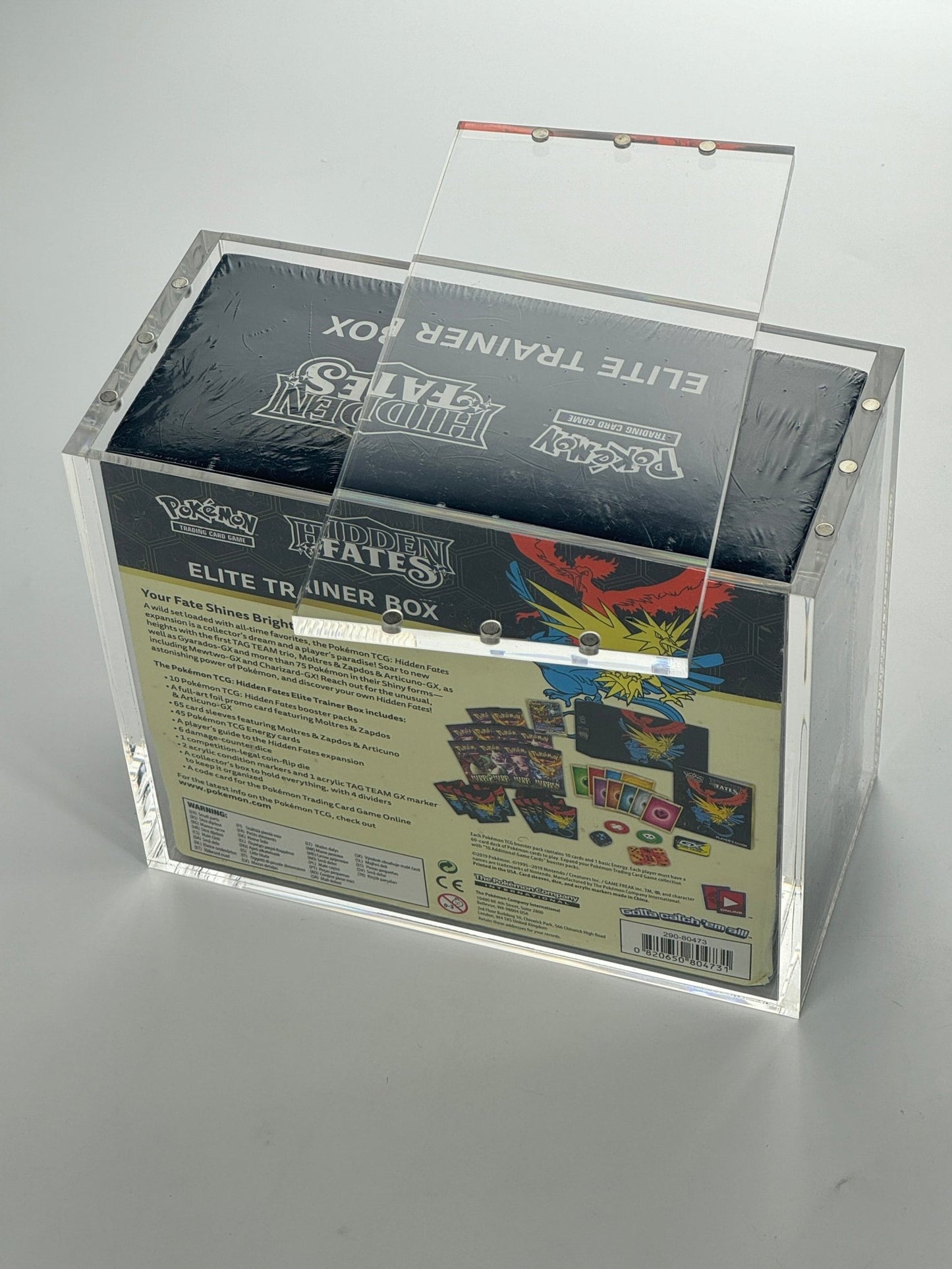 Premium Pokémon Elite Trainer Box Protective Display Acrylic Case Version 2 - MiNi Collects