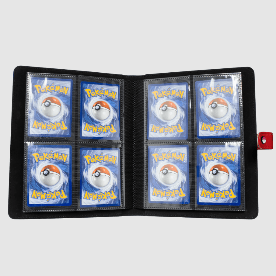 Ultra Pro Premium Red 4-Pocket Snap Binder for Pokémon - MiNi Collects