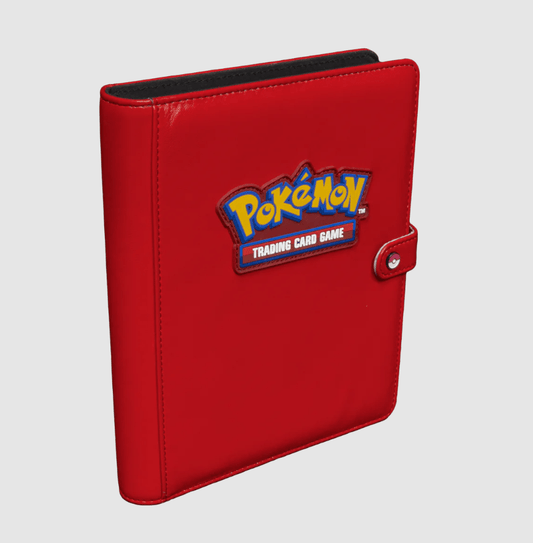 Ultra Pro Premium Red 4-Pocket Snap Binder for Pokémon - MiNi Collects