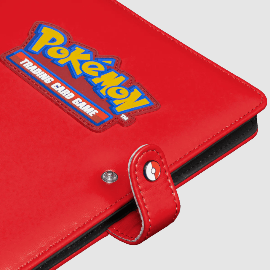 Ultra Pro Premium Red 4-Pocket Snap Binder for Pokémon - MiNi Collects