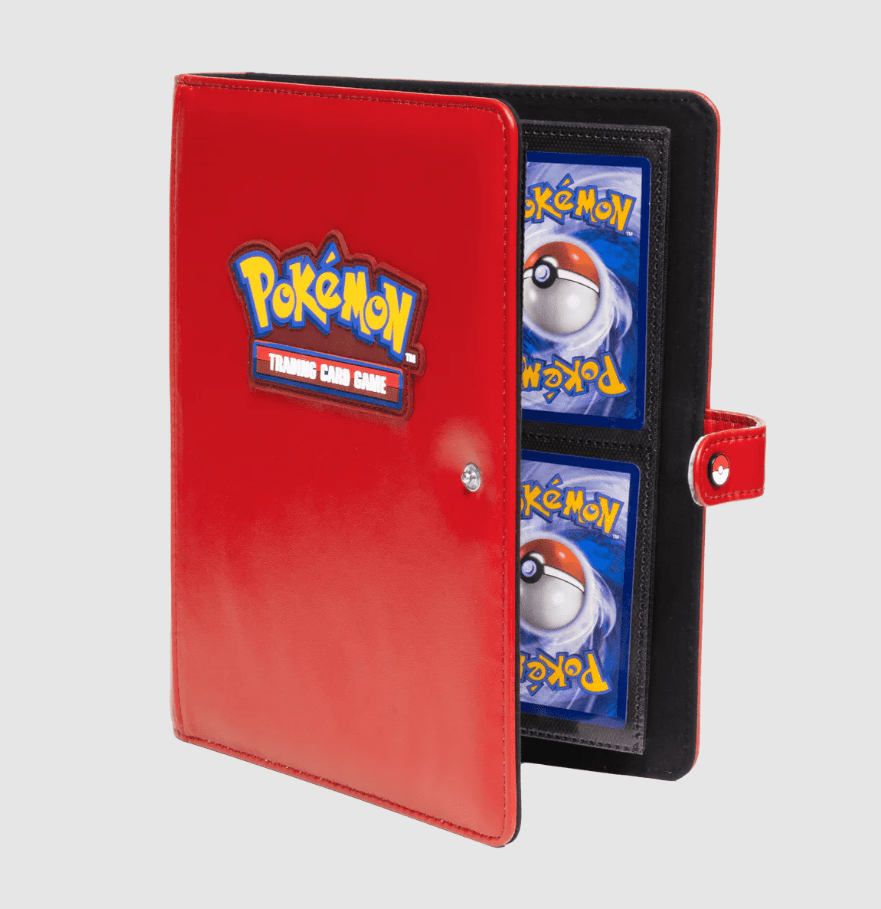 Ultra Pro Premium Red 4-Pocket Snap Binder for Pokémon - MiNi Collects