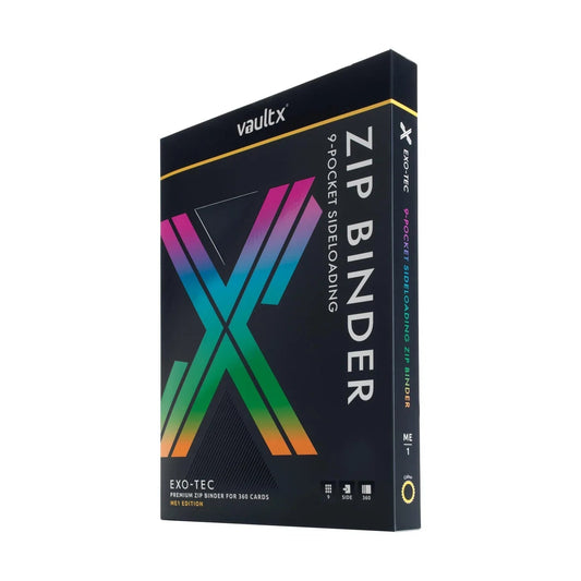 Vault X Premium Exo-Tec Zip Binder - 9 Pocket (ME1 Unlimited) - MiNi Collects